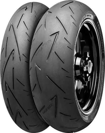 Continental ContiSportAttack 2 180/55ZR17 73W Tubeless On-Road Λάστιχο Μοτοσυκλέτας Πίσω