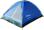 KingCamp Monodome III KT3010 Sommer Campingzelt Iglu Blau für 3 Personen 210x210x130cm.