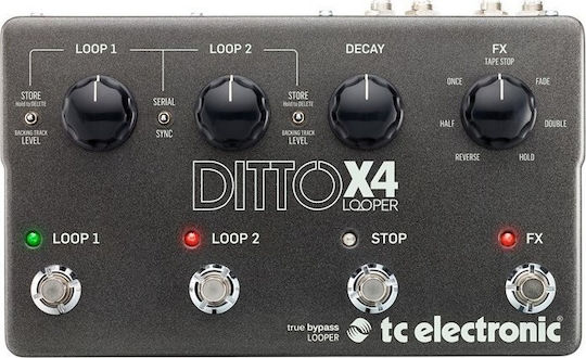 TC Electronic Ditto X4 Multi-effects Effect Electric Guitar and Electric Bass