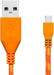 Geflochten USB 2.0 auf Micro-USB-Kabel Orange 1m 1Stück