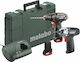 Metabo Combo 2.5 10.8V SB & SSD Σετ Κρουστικό Δραπανοκατσάβιδο & Παλμικό Κατσαβίδι 10.8V με 2 Μπαταρίες 2Ah και Θήκη