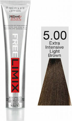 Freelimix Permanent Color Hair Dye 5.00 Chestnut Open Very intense 100ml