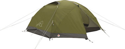 Robens Lodge 2 Winter Campingzelt Klettern Khaki mit Doppeltuch für 2 Personen Wasserdicht 5000mm 225x140x100cm