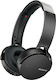 Sony MDR-XB650BT Bluetooth Drahtlos Am Ohr Gelegentliche Nutzung Kopfhörer mit 30 Stunden Betriebszeit Schwarz