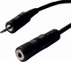 Bridge Cable Καλώδιο Ήχου 3.5mm male - 3.5mm female Μαύρο 0.2m Kal Electronics Audio Cable 3.5mm male - 3.5mm fem