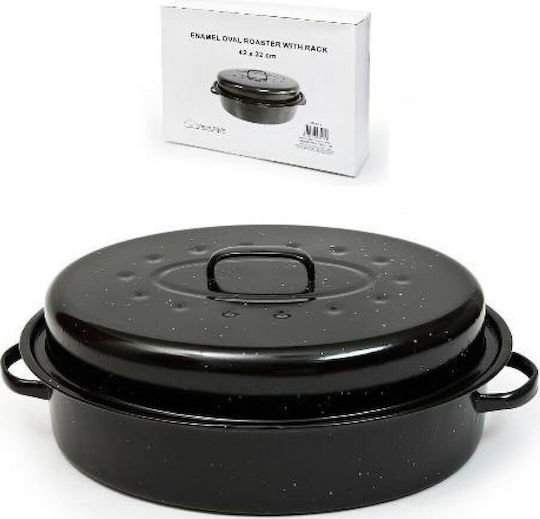 Homestyle Dutch Oven Oval mit Grillrost 45x35cm 1Stück