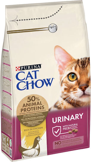 Cat Chow Urinary Ξηρά Τροφή για Ενήλικες Στειρωμένες Γάτες με Ευαίσθητο Ουροποιητικό με Κοτόπουλο 1.5kg