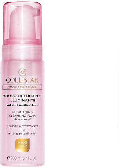 Collistar Spumă Demachiantă de Curățare pentru Față Luminozitate 200ml