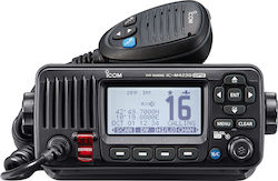 Icom IC-M423G VHF Marine Wireless Transceiver 10W with Monochrome Display Black