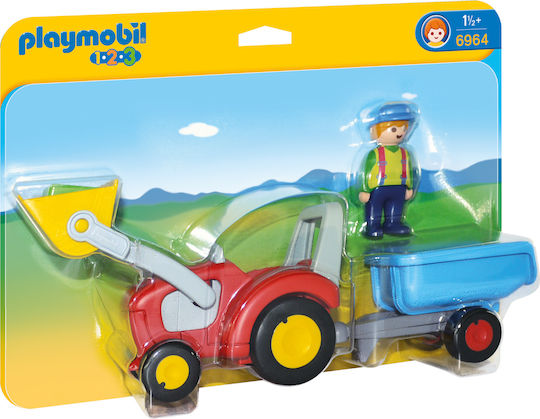 Playmobil 123 Tractor with Trailer for 1.5+ years old