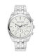 Pierre Cardin Men's Watch 41mm Chronograph Battery with Silver Metal Bracelet
