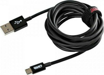 Lampa Regulat USB 2.0 spre micro USB Cablu Negru 2m (38921) 1buc