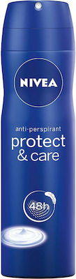 Nivea Protect & Care Quick Dry Anti-perspirant Αποσμητικό 48h σε Spray 150ml