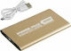 Lampa Power Pack 4000mAh με 2 Θύρες USB-A Χρυσό