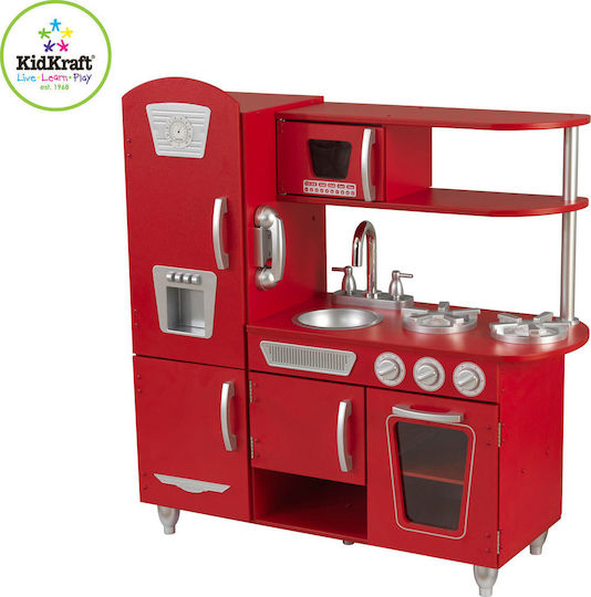 Kidkraft Red Vintage Wooden Kitchen for 3+ Years 89 cm