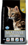Farmina Matisse Neutered Ξηρά Τροφή για Ενήλικες Στειρωμένες Γάτες με Κοτόπουλο / Ρύζι 10kg