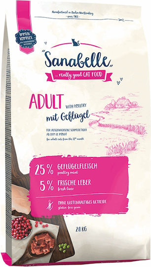 Bosch Petfood Concepts Sanabelle Adult Dry Food Grain-Free & Gluten-Free for Adult Cats with Poultry 10kg