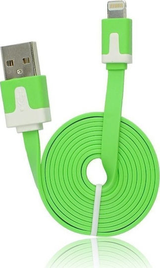 Flat USB to 30-Pin Cable Πράσινο 1m