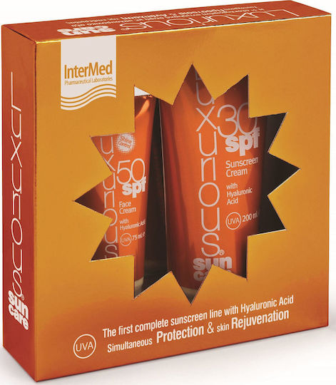 InterMed Luxurious Medium Protection Σετ με Αντηλιακό Προσώπου & Αντηλιακό Σώματος SPF50 2τμχ