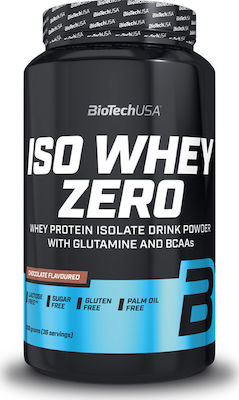 Biotech USA Iso Whey Zero With Glutamine & BCAAs Whey Protein Gluten & Lactose Free with Flavor Pineapple Mango 908gr