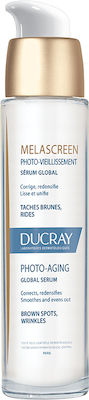 Ducray Melascreen Global Anti-Aging Serum Gesicht für Glanz , Aufhellung & Falten 30ml