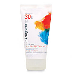 Macrovita Sun Protection Face Milk Αδιάβροχη Αντηλιακή Κρέμα για το Σώμα SPF30 150ml