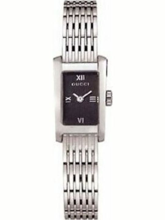 Gucci Women's Watch with Silver Metal Bracelet