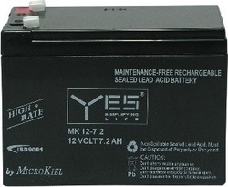 Yes Power MK12-7.2 Батерия UPS с Капацитет 7.2Ах и Напрежение 12V 1бр