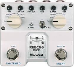 Mooer Reecho Pro Pedals Effect Delay Electric Guitar, Electric Bass and Electroacoustic Instruments