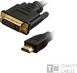 TrustWire Cable DVI-D male - HDMI male 10m (16059)