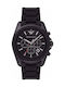 Emporio Armani Sigma Watch Chronograph Battery with Black Rubber Strap