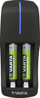 Varta Mini Charger 2 Batteries Ni-MH Size AA/AAA Set with 2x AAA 800mAh