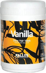 Kallos Vanilla Shine Haarmaske für Glänzen 1000ml