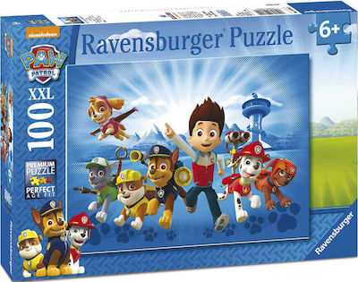 Детски Пъзел XXL Paw Patrol за 6++ Години 100бр Ravensburger