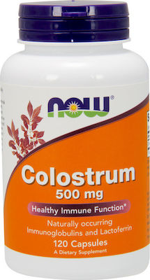 Now Foods Colostrum Συμπλήρωμα για την Ενίσχυση του Ανοσοποιητικού 500mg 120 φυτικές κάψουλες