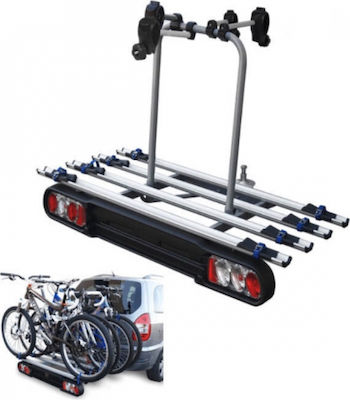 Menabo Race 4 Car Bike Tow Hitch Rack for 2 Bikes 000015400000