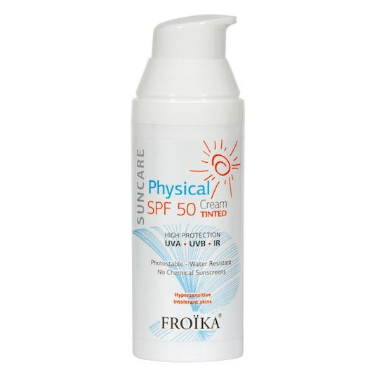 Physical Tinted Крем Слънцезащитна Крема за Лице SPF50 с Цвят 50ml