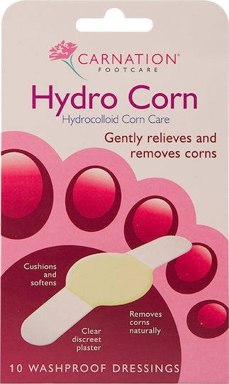 Carnation Επιθέματα Hydrocolloid Corn Care με Gel για τους Κάλους 10τμχ