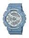 Casio G-Shock Ανδρικό Ρολόι 51mm Χρονογράφος Μπαταρίας με Τιρκουάζ Καουτσούκ Λουράκι