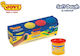 Jovi 3 Modeling Doughs Plasticine 3 Colors Modeling Dough 125cc for 2+ Years Yellow/Red/Blue