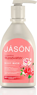 Jason Invigorating Rosewater Bodywash Βath Wash 887ml