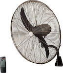Eurolamp Commercial Round Fan with Remote Control 200W 66cm with Remote Control 147-29044