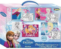 Kinderpuzzle Disney Frozen für 3++ Jahre 45pcs Luna