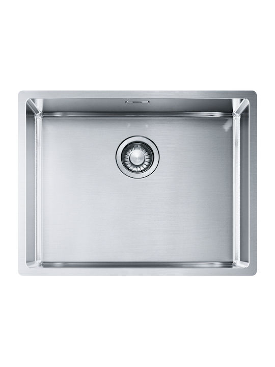 Franke Box Undermount Sink Inox Satin W58xD45cm Silver