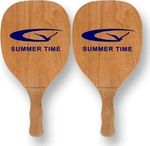 Summertiempo Summer Time Beach Rackets Set Beige with Straight Handle Beige