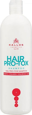 Kallos Hair Pro Tox Shampoos Reconstruction/Nourishment for Fragile, Αντι-Θραύση Hair 1000ml