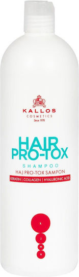 Kallos Hair Pro Tox Shampoos Glanz für Zerbrechlich Haare 1000ml