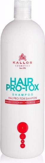 Kallos Hair Pro Tox Σαμπουάν Αναδόμησης/Θρέψης & Λάμψης για Εύθραυστα Μαλλιά 500ml