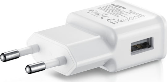 Samsung Wall Adapter with USB-A port 10W in White Colour (ETA-U90E Bulk)