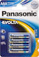 Panasonic Evolta Αλκαλικές Μπαταρίες AAA 1.5V 4τμχ